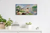 Dekor Leinwand Uhr Wandbilder Geräuschlos Kunstdruck 60x30 Produktbild-Vorschau 3