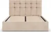 Polsterbett 180x200 cm mit Lattenrost, Doppelbett mit Produktbild-Vorschau 5