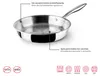 Ibili Triply Edelstahl Bratpfanne 16cm - -freies, Gesundes Produktbild-Vorschau 5