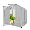 A greenhouse with plants inside, shown on a white background. Produktbild-Vorschau