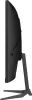 Side view of a black computer monitor on a stand. Produktbild-Vorschau