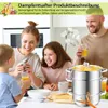 Faziango Dampfentsafter 8 L aus Edelstahl inkl. 4 Produktbild-Vorschau 4