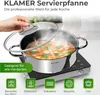 KLAMER Servierpfanne mit Deckel 28cm Induktion, Produktbild-Vorschau 2
