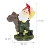 Relaxdays Gartenzwerg, Welcome, Garten & Haustür, Produktbild-Vorschau 4