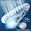 Nackenventilator,Tragbarer leiser Halsventilator(Weiss)mit Produktbild-Vorschau 2