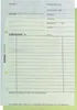 A blank form with lines for writing, designed for delivery and receipt of goods. Anteprima dell’immagine prodotto