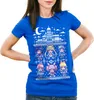 style3 Moon Pixel Christmas Sweater Damen T-Shirt sailor Produktbild-Vorschau 1
