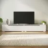 SONNI TV-Schrank weiß Hochglanz 200 x 35 x 30cm Produktbild-Vorschau 2