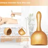 Handgehaltener schwedischer Schröpfkopf aus Holz – Produktbild-Vorschau 3