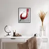 Gerahmtes Poster - Schwarzer Rahmen - Trinken glas wein - Produktbild-Vorschau 6