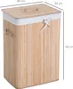 HOMCOM Wäschekorb Wäschetruhe Wäschebox Wäschesammler Produktbild-Vorschau 3