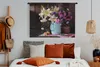 MuchoWow® Wandteppich Wandbehang Korb - Blumen - Sommer Produktbild-Vorschau 5