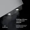 Klarstein Silver Lining 90 cm hotte de cuisine inclinée - Voir les images du produit 5