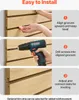 SucceBuy 4 x 4 ft SlatWall revêtement, MDF mur de garage à Voir les images du produit 6