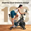 Leises Heimtrainer Fahrrad LED-Monitor, Bluetooth & App, Produktbild-Vorschau 7