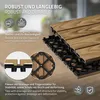 ECD Germany WPC Terrassenfliesen 30x30 cm 33er Spar Set für Produktbild-Vorschau 3