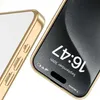 A close-up of a gold iPhone case with a portion of the phone screen visible. Podgląd zdjęcia produktu
