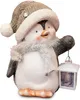 Solis Decor Dekofigur Pinguin mit Laterne Produktbild-Vorschau 2