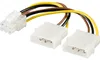 Goobay PC Grafikkarten Stromkabel/Stromadapter, PCI-E/PCI Produktbild-Vorschau 1