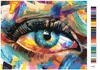 Zuty - Malen nach Zahlen - BUNT BEMALTES AUGE, 40x50 cm, Produktbild-Vorschau 3