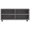 vidaXL Mobile TV con rotelle Grigio Sonoma 90x35x35 cm Anteprima dell’immagine prodotto 4
