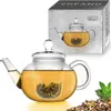Creano Teekanne aus Glas 1,2l - Glasteekanne mit Glas-Sieb Produktbild-Vorschau 1