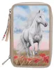 Depesche 13341 Miss Melody 3 Fach Federtasche Poppy Sand Produktbild-Vorschau 2