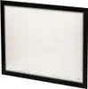 A product shot of a fireplace glass door with a black frame. Náhled obrázku produktu
