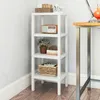 COSTWAY Étagère de salle de bain à 4 niveaux, étagère Voir les images du produit 8