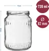 Einmachgläser 720ml TWIST 82 (8 Stück) Produktbild-Vorschau 2