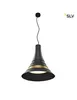 SLV Bato 45 LED Pendelleuchte Schwarz, Messing SLV 1001350 Produktbild-Vorschau 1
