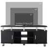 HOMCOM Mobile Porta TV Classico da Soggiorno con 2 ripiani Anteprima dell’immagine prodotto 4