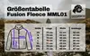 GUGGEN MOUNTAIN Herren Fusion Fleeced Fleecejacke, Ideal Produktbild-Vorschau 5