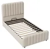 Letto imbottito idraulico Flieks, 90x200 cm, con spazio Anteprima dell’immagine prodotto 7