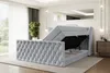 ALTDECOR Boxspringbett mit Fußteil, 2 Matratzen und Topper Produktbild-Vorschau 3