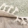 Volero - Teppich Hochflor Rund - Lofty Fringe Mint - Ø 100 Produktbild-Vorschau 4