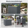 COSTWAY Gartenbox 96L, Auflagenbox mit abschließbarem Produktbild-Vorschau 7