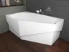 Wanna Akrylowa Zestaw 4w1 Asymetryczna 140x80 Lewa Biała + Podgląd zdjęcia produktu 1