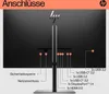 HP E32k G5 31,5 Zoll 4K UHD IPS Monitor USB-C 60Hz Schwarz Produktbild-Vorschau 7