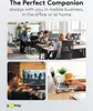 Collage of images showing people working in an office, a person watching TV, and a person using a laptop. Anteprima dell’immagine prodotto