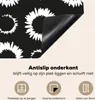 KitchenYeah© Herdabdeckplatte Blumen - Muster - Schwarz , Produktbild-Vorschau 4