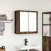A bathroom scene with a medicine cabinet, sink, and shelving unit. Podgląd zdjęcia produktu