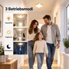 Lampe de plafond LED de 21 cm avec détecteur de mouvement, Voir les images du produit 6