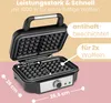 ProfiCook PC-WA 1240 2 Waffel(n) 1000 W Schwarz, Edelstahl Produktbild-Vorschau 21