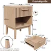 UnboxG lot de 2 tables de nuit en bois, table de nuit avec Voir les images du produit 7