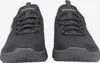 A pair of black Skechers shoes are shown from the front. Voir les images du produit