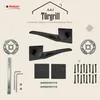DOMINO Türgriff Drückergarnitur WC - Badezimmer Set | Produktbild-Vorschau 9
