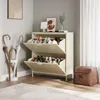 FLEXISPOT Scarpiera in metallo con 2 ante, scarpiera Anteprima dell’immagine prodotto 2