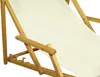 Liegestuhl Gartenliege weiß Sonnenliege Strandliege Holz Produktbild-Vorschau 8