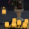lot de 4 bougies LED sans flamme avec effet de Voir les images du produit 4